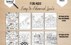 Mega Hidden Objects Bundle For Kids, 90 Pages Of Brain-Boosting for Medium Hidden Pictures Printable