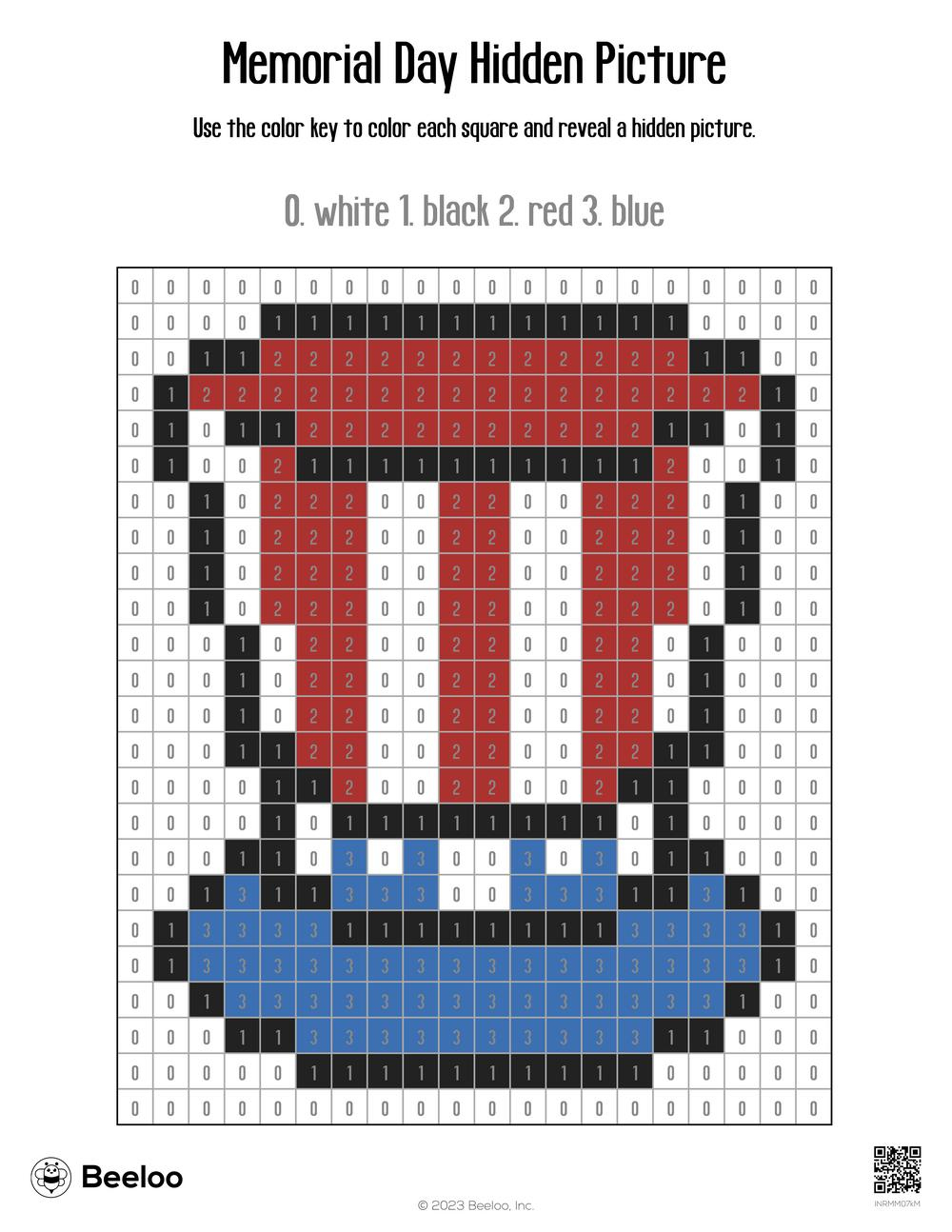 Memorial Day Hidden Picture • Beeloo Printable Crafts And within Memorial Day Hidden Pictures