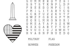 Memorial Day Hidden Words • Beeloo Printable Crafts And Activities with Memorial Day Hidden Pictures