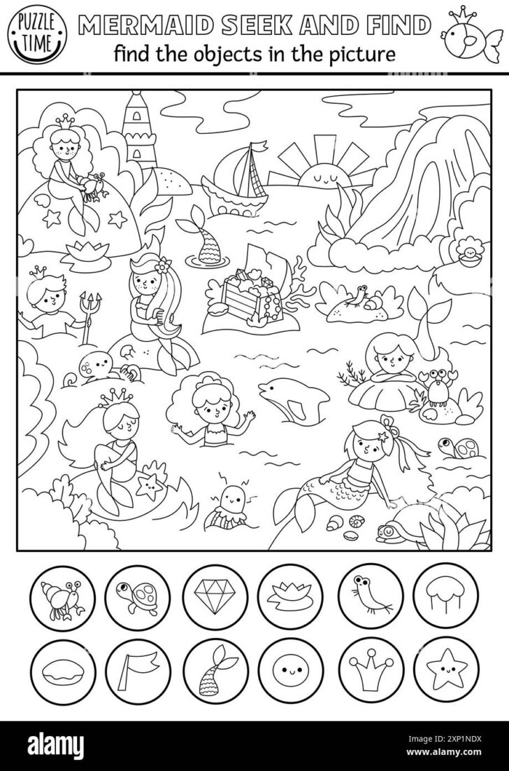 Ocean Hidden Picture Printable