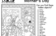 Mother'S Day - Bolo - Be On The Look Out, Hidden Objects, Pictures regarding Mother Day Hidden Pictures