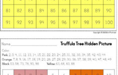 Mrs. Thomson'S Primary Printables throughout 100 Chart Hidden Pictures Free