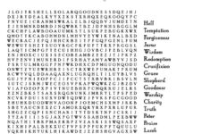 New Testament Word Hunt • Beeloo Printable Crafts And Activities with Hidden Picture New and Difficult