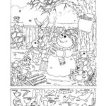 New Year'S Day Hidden Picture Puzzle/Coloring Page Inside New Year Hidden Pictures