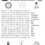 New Year'S Day Hidden Words • Beeloo Printable Crafts And Inside New Year Hidden Pictures