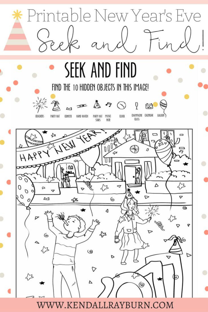 New Year Hidden Pictures