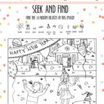 New Year'S Eve Printable With Happy New Year Hidden Pictures