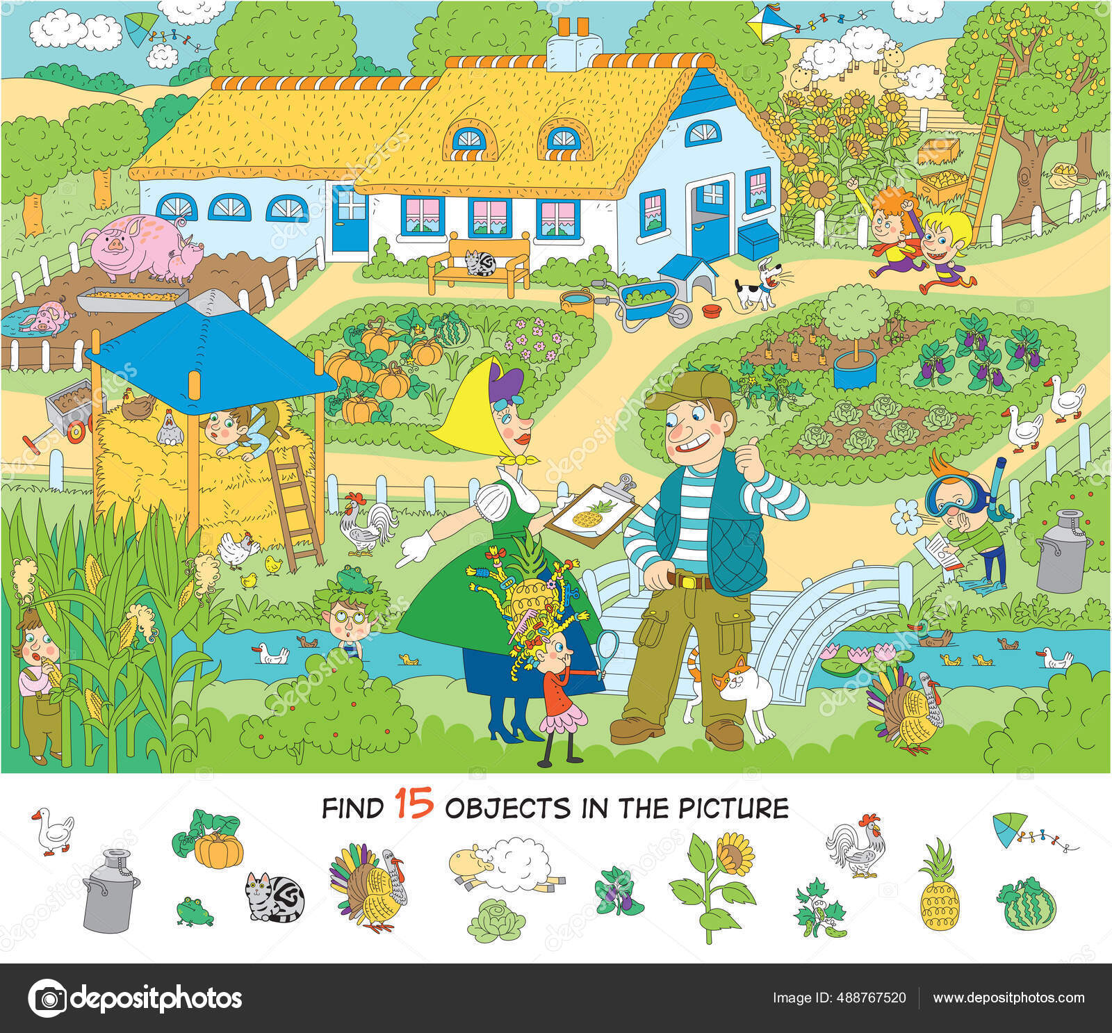 Online Lesson Maze Find Hidden Objects Funny Cartoon Character intended for Find Hidden Pictures Online