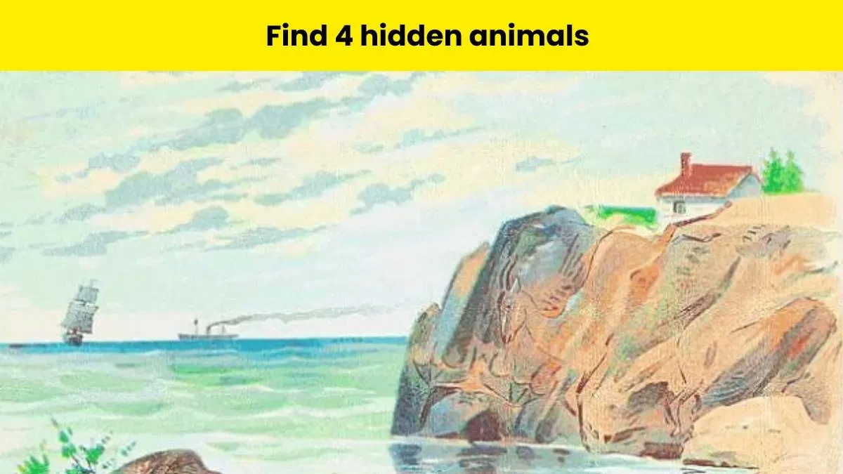 Only 2% With Extra Sharp Eyes Can Spot All Four Animals Hidden In for Hidden Pictures Within A Picture