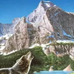 Optical Illusion: Can You Spot 4 Hidden Wolves In The Image In 6 Intended For Pictures With Hidden Pictures In Them