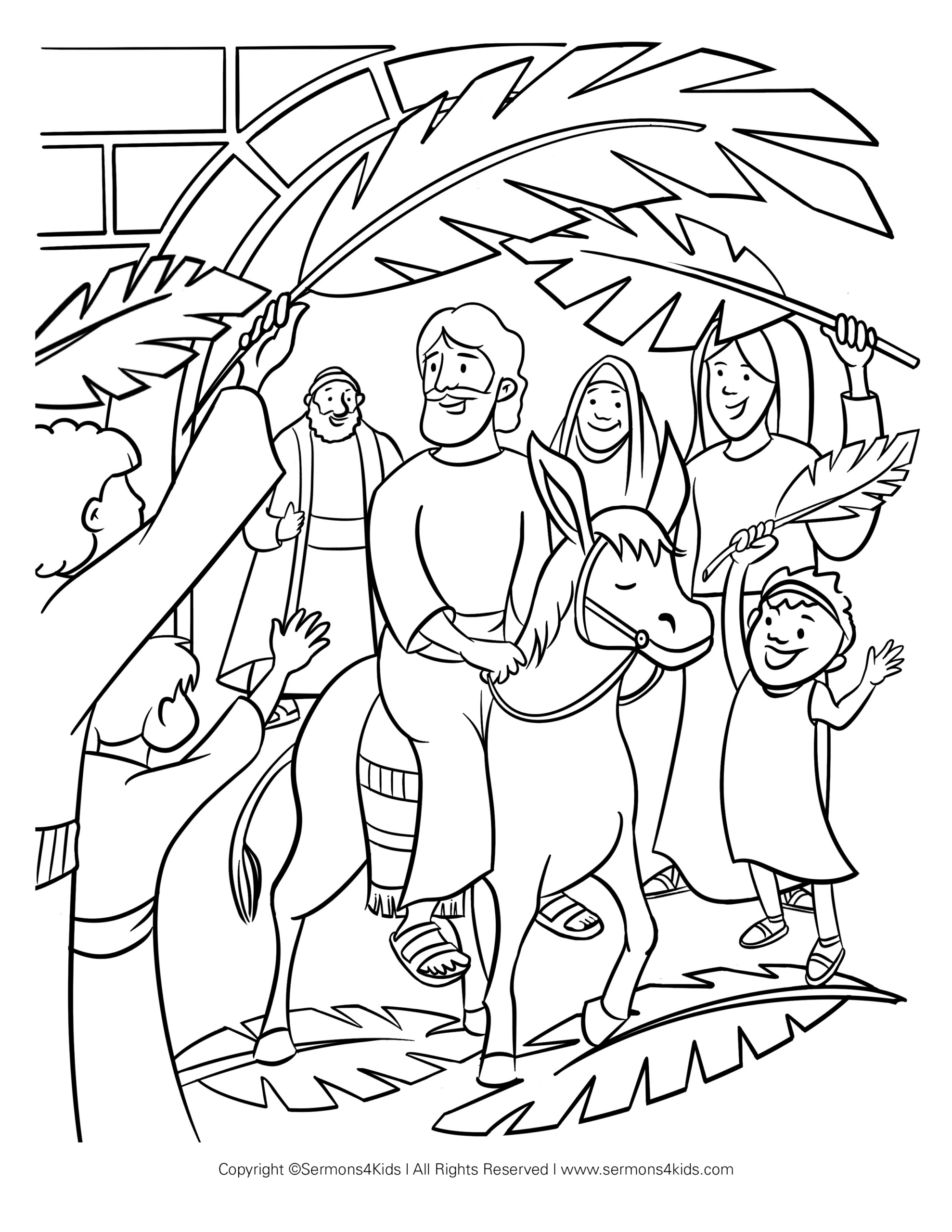 Palm Sunday | Children&amp;#039;S Sermons From Sermons4Kids | Sermons4Kids within Palm Sunday Hidden Pictures