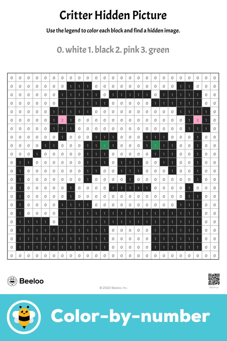Panda Hidden Picture for Medium Hidden Pictures Printable