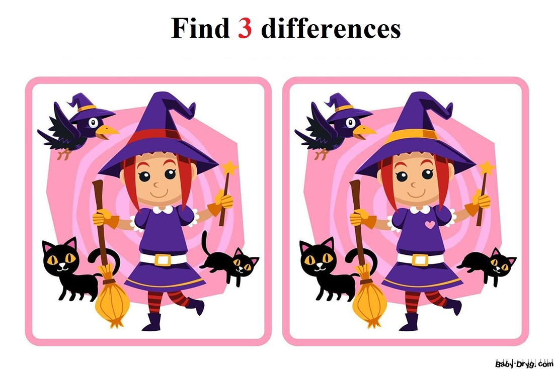Picture Find The Differences For Children Print Out | Find 3 with Find The Image Print Out
