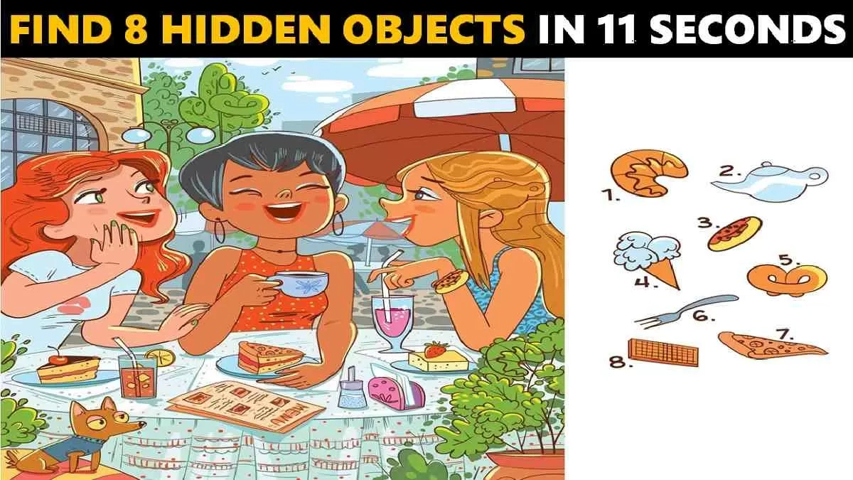 Picture Puzzle: Super Brain Test! Find 8 Hidden Objects In The for Hidden Pictures Highlights Daily Challenge