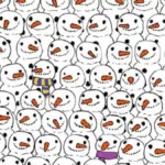 Picture Puzzle: Test Your Observation Skills! Can You Spot The Within Snowmen All Year Hidden Pictures Answers