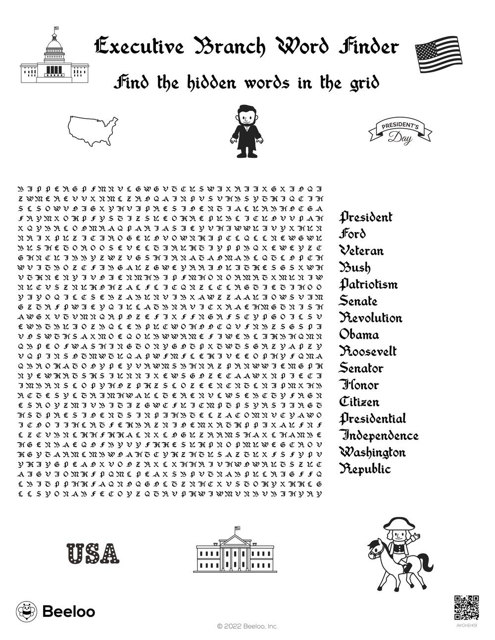 Presidents&amp;#039; Day-Themed Word Searches • Beeloo Printable Crafts And inside Presidents Day Hidden Pictures