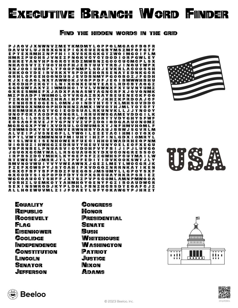 Presidents&amp;#039; Day-Themed Word Searches • Beeloo Printable Crafts And regarding Presidents Day Hidden Pictures