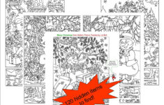 Printable Adult Hidden Pictures - Etsy Canada intended for Extreme Hidden Pictures