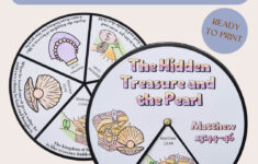 Printable Parable Of The Hidden Treasure &amp; Pearl Of Great Price pertaining to Finding Hidden Treasure Printable