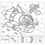 Puzzles: Hidden Picture Worksheets   Worksheets Library Intended For Easy Simple Hidden Pictures