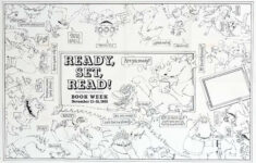 Ready Set Read Original American Book Week Poster | David Pollack inside Hidden Pictures Shake Break Answers