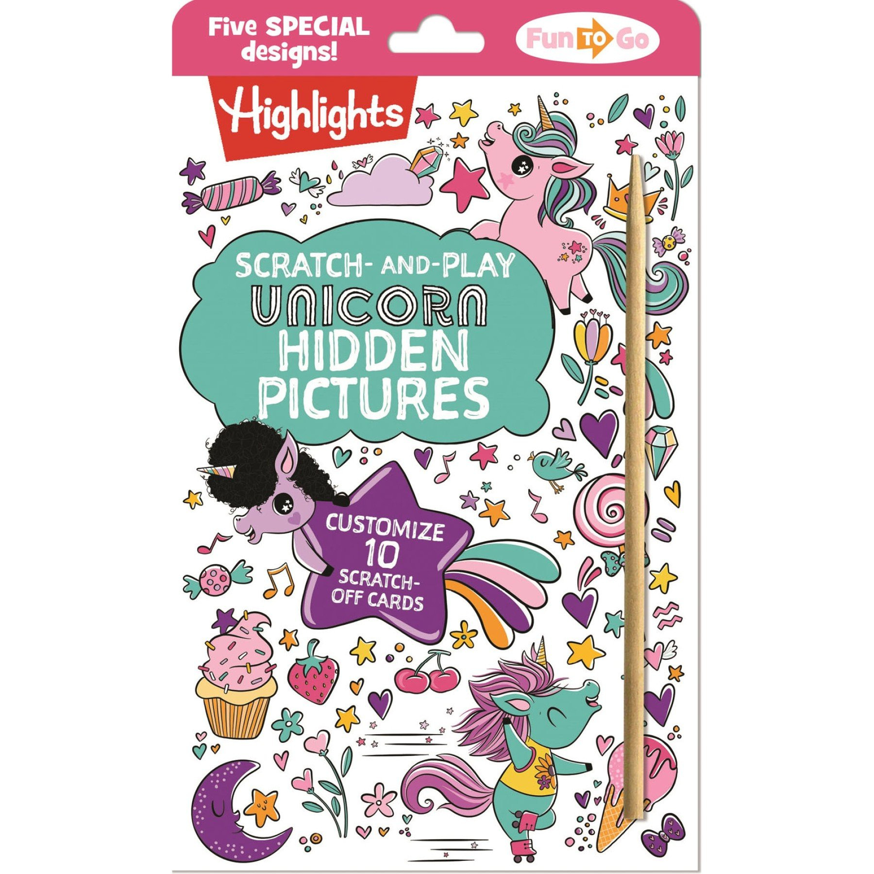 Scratch-And-Play Unicorn Hidden Pictures | Ee Schenck Company for Play Highlights Hidden Pictures