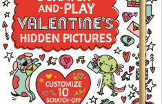 Scratch-And-Play Valentine'S Hidden Pictureshighlights throughout Hidden Pictures Valentines Day