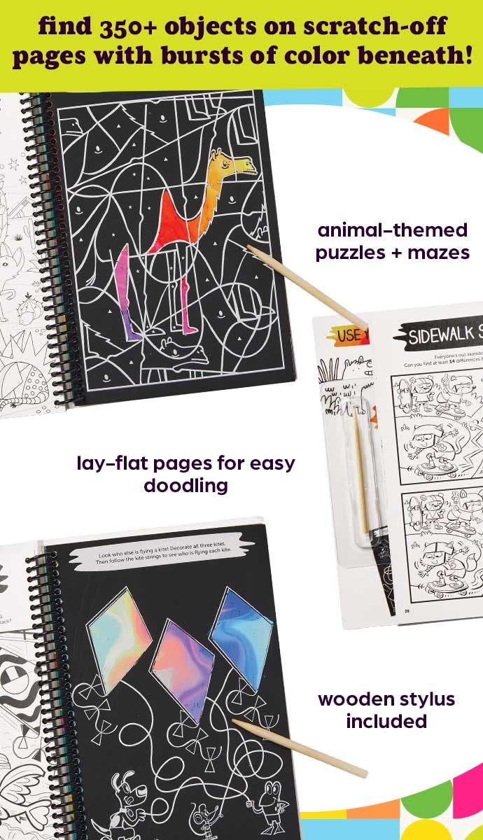 Scratch-Off Books: Animal Puzzles | Highlights For Children pertaining to Highlights Scratch Off Hidden Pictures