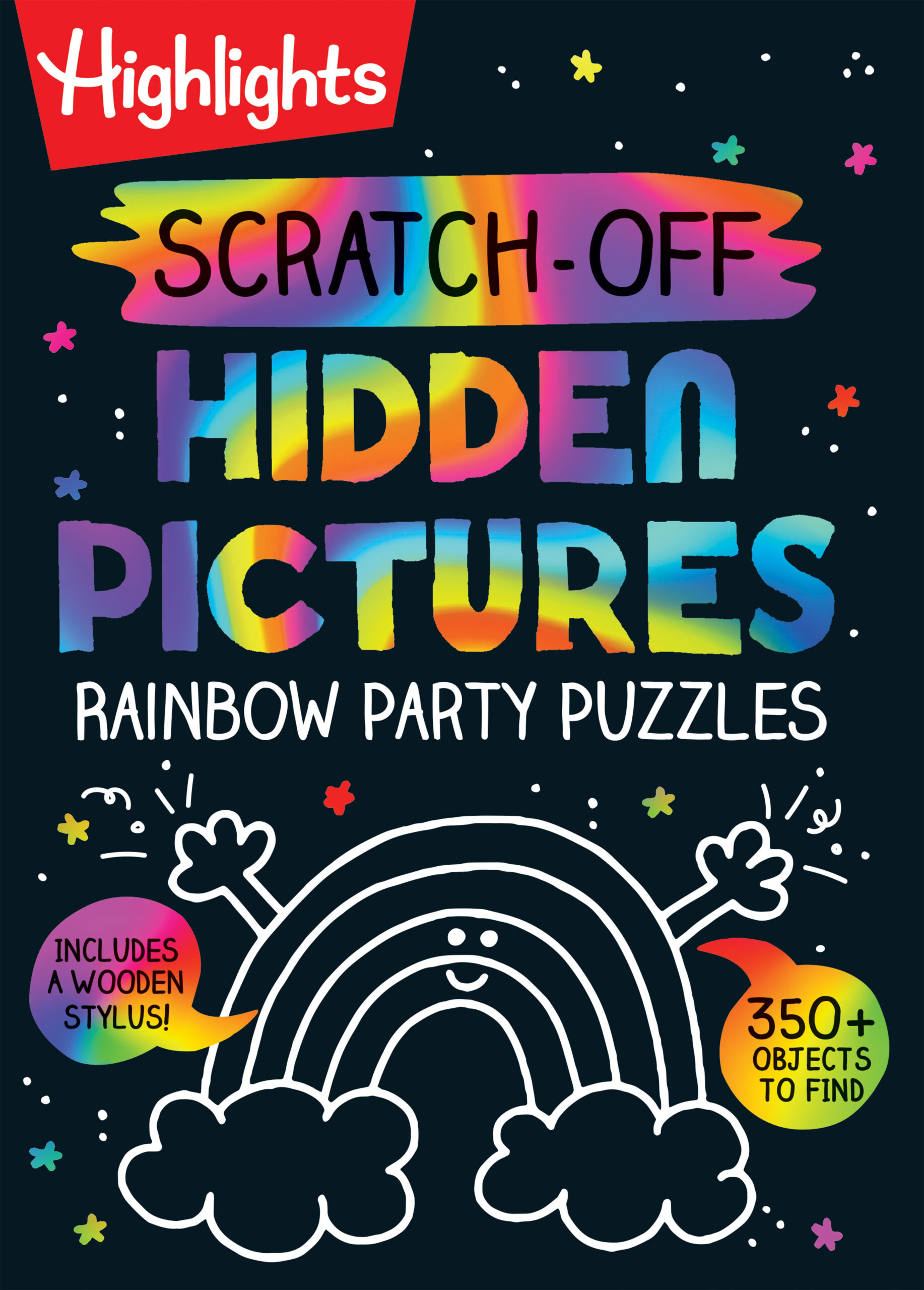 Scratch-Off Hidden Pictures Rainbow Party Puzzleshighlights within Scratch Off Hidden Pictures