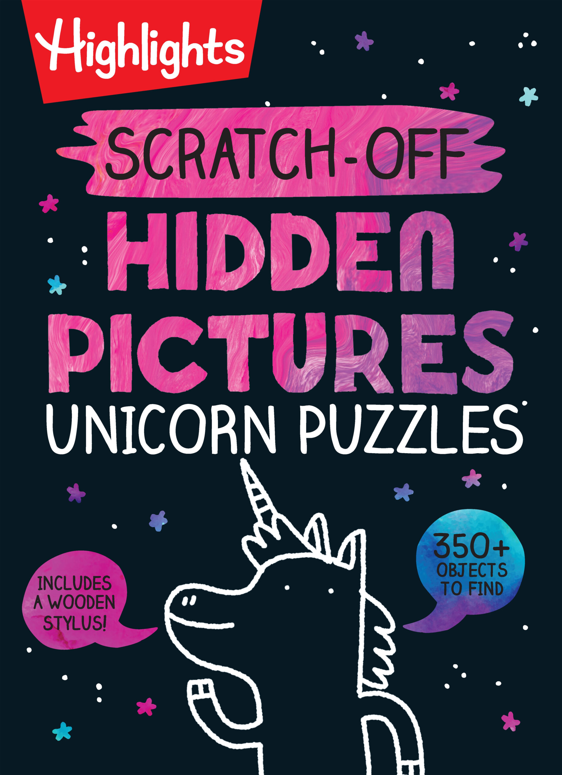 Scratch-Off Hidden Pictures Unicorn Puzzleshighlights pertaining to Scratch Off Hidden Pictures