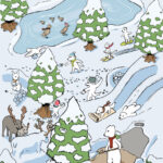 Snow Scene Hidden Objects :: Behance For Highlights Winter Hidden Pictures