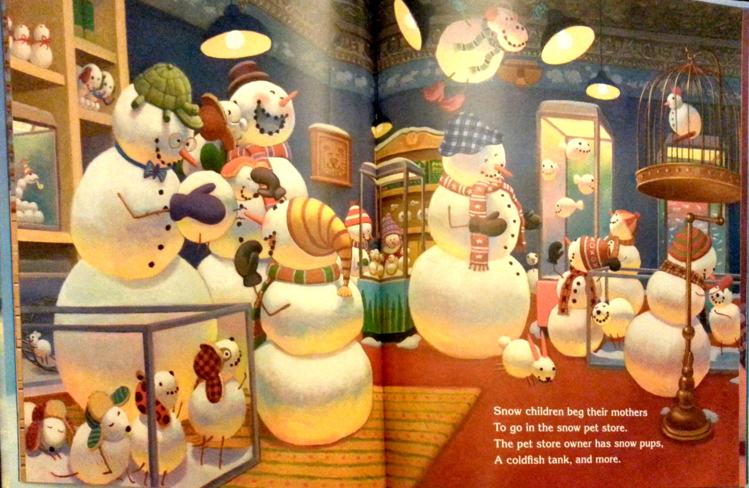 Snowmen At Work with Snowmen At Work Hidden Pictures Key