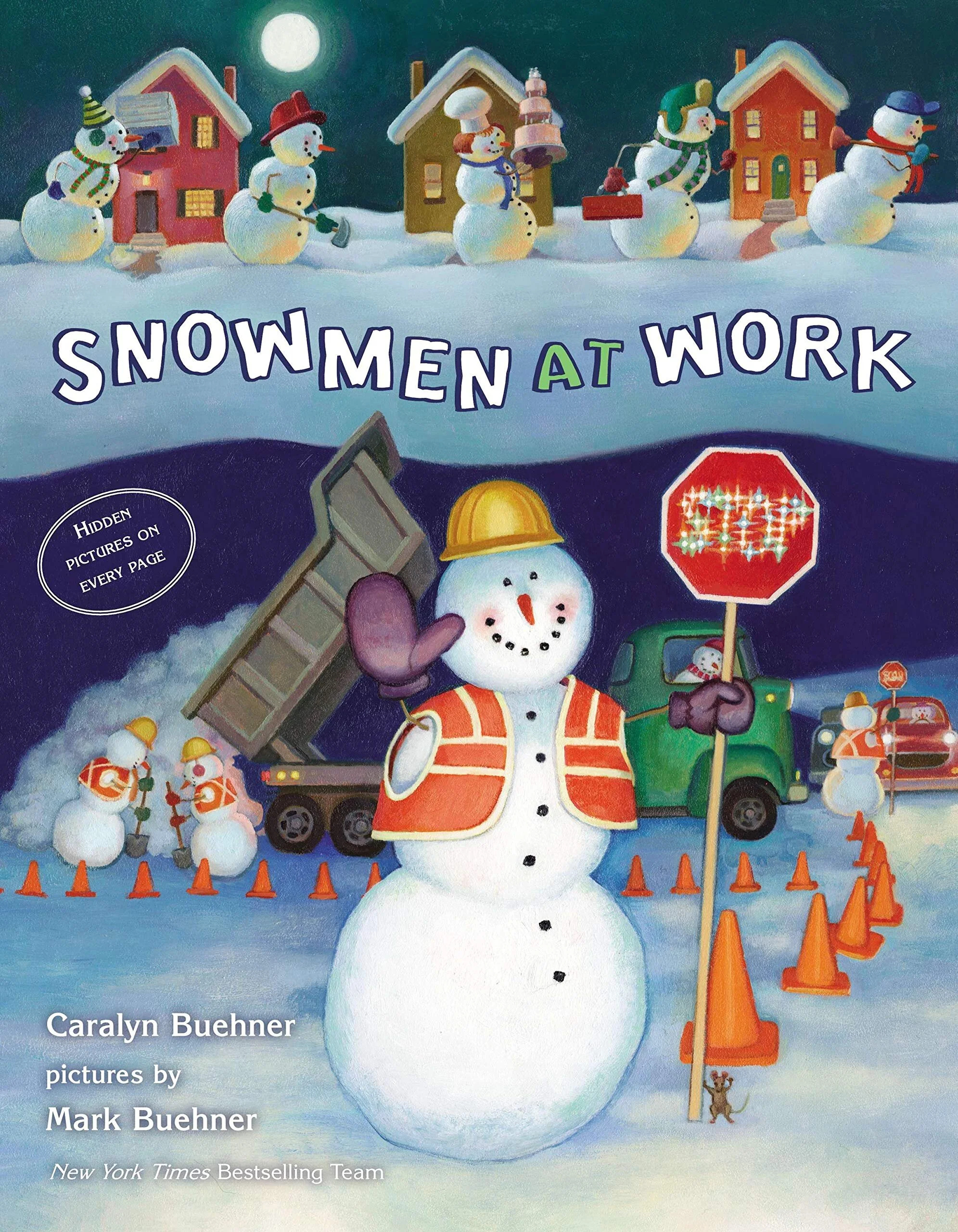 Snowmen At Workcaralyn Buehner — Evelyn Goldberg Briggs in Snowmen At Christmas Hidden Pictures Answer Key