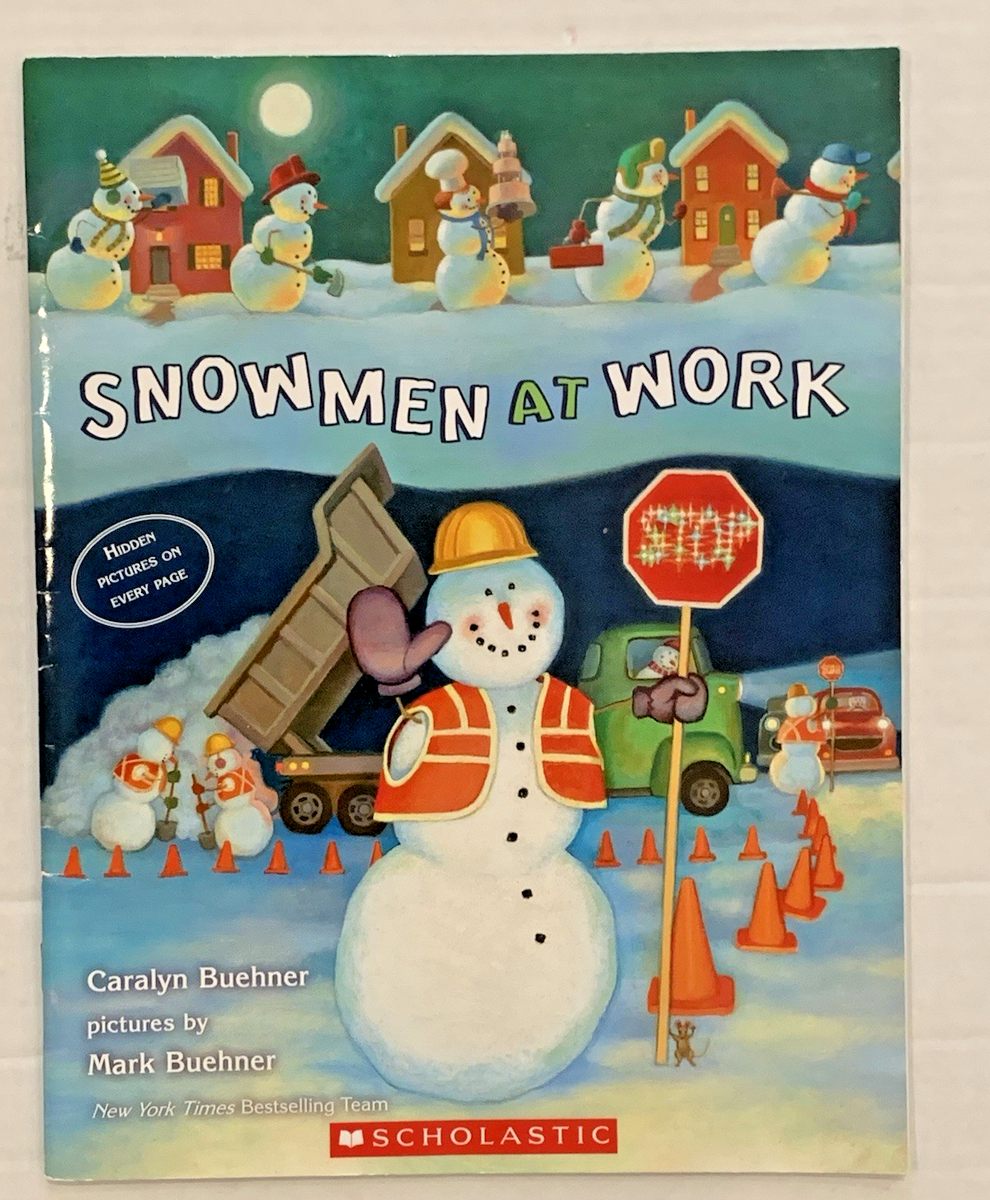 Snowmencaralyn Buehner Lot Of 4 -All Year, At Night, At within Snowmen All Year Hidden Pictures