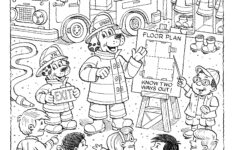 Sparkys Hidden Picture Puzzle_Page_1 | San Carlos Park Fire with September Hidden Objects Printable