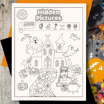Spooktacular Halloween Hidden Pictures Printable (Too Adorable!) For Halloween Hidden Pictures Worksheets