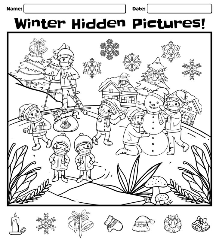 Hidden Images Worksheets