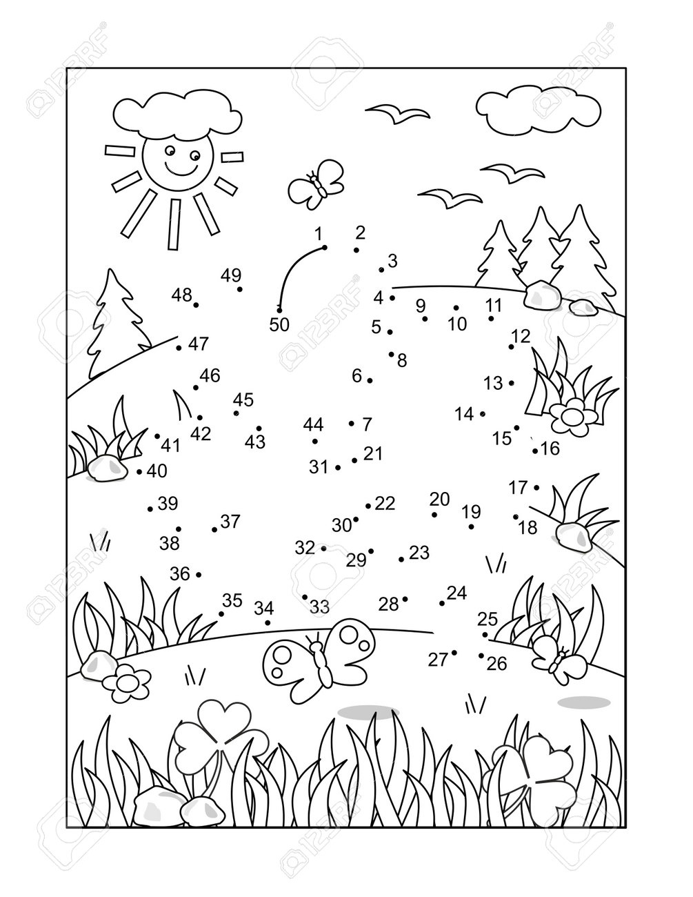 St. Patrick&amp;#039;S Day Dot-To-Dot Hidden Picture Puzzle And Coloring regarding St Patrick Day Hidden Pictures