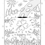 St Patricks Day Dot To Dot Hidden Picture Stock Illustration Inside Saint Patrick Day Hidden Pictures