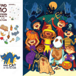 Stock Vektorgrafik „Children In Halloween Costumes. Find 10 Hidden Regarding Halloween Find The Hidden Pictures Stock Vektorgrafik „Children In Halloween Costumes. Find 10 Hidden Regarding Halloween Find The Hidden Pictures