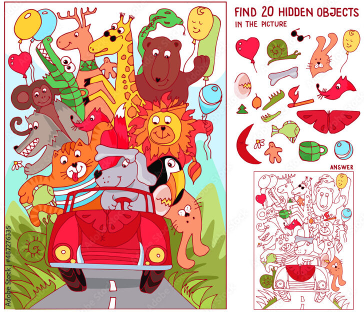 Hidden Objects Printables