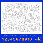 Stock Vektorgrafik „Logic Puzzle Game. Math Education For Young Inside Hidden Pictures Math Games