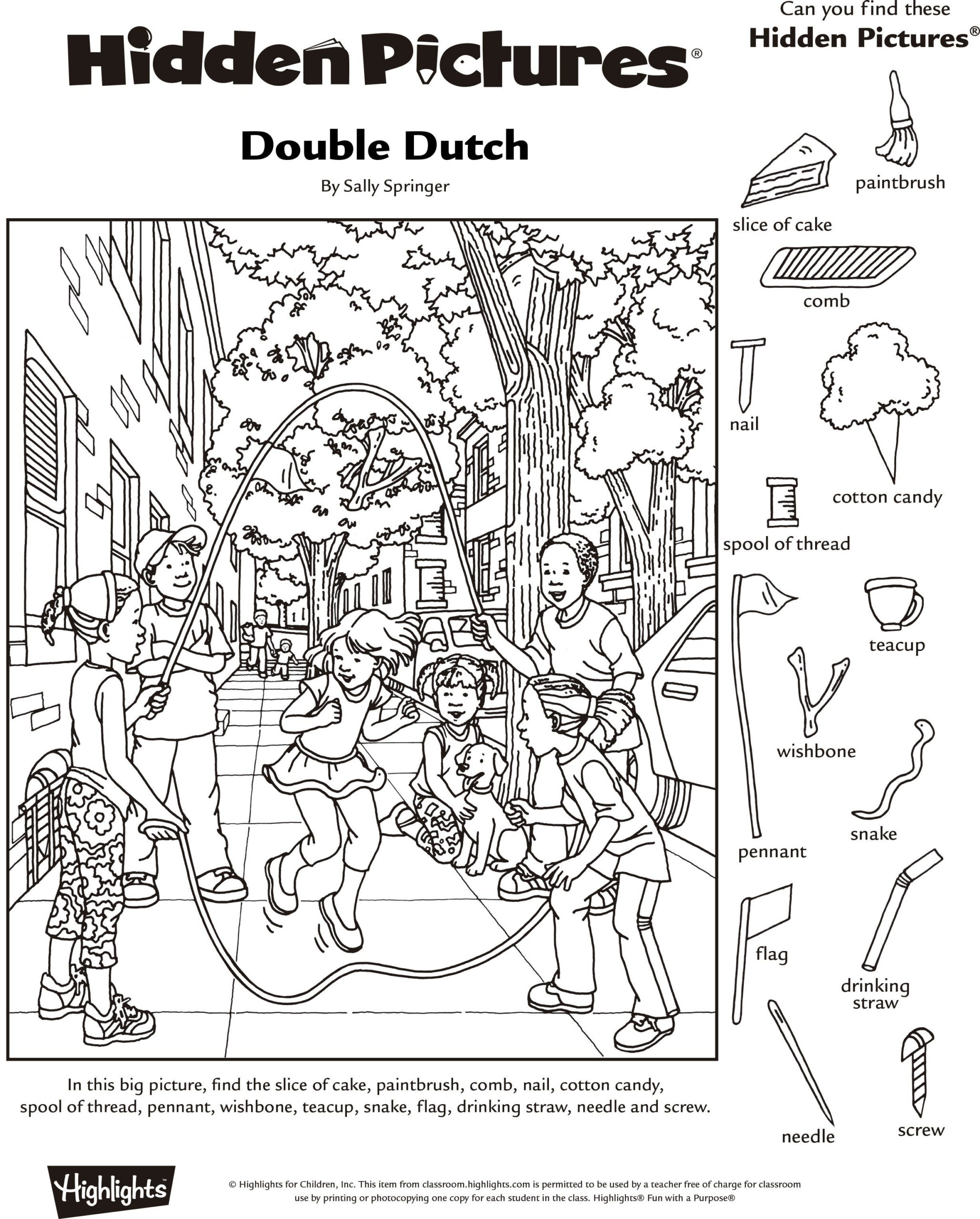 Suchbilder for Highlights Teachers Hidden Pictures