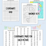 Summer Coordinate Plane Graphing Mystery Pictures Four Quadrant Intended For Carson Dellosa Coordinate Graphing Hidden Pictures