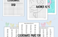 Summer Coordinate Plane Graphing Mystery Pictures Four Quadrant intended for Carson Dellosa Coordinate Graphing Hidden Pictures
