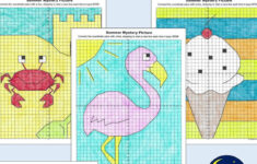 Summer Coordinate Plane Graphing Mystery Pictures Four Quadrant regarding Carson Dellosa Coordinate Graphing Hidden Pictures