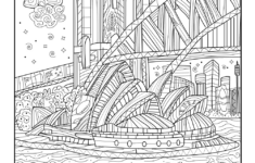 Sydney Opera House Hidden Picture Worksheet | Woo! Jr. Kids for Hidden Picture New and Difficult