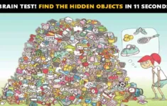 Test Your Observation Skills! Find The Hidden Objects In The with Hidden Pictures Within A Picture