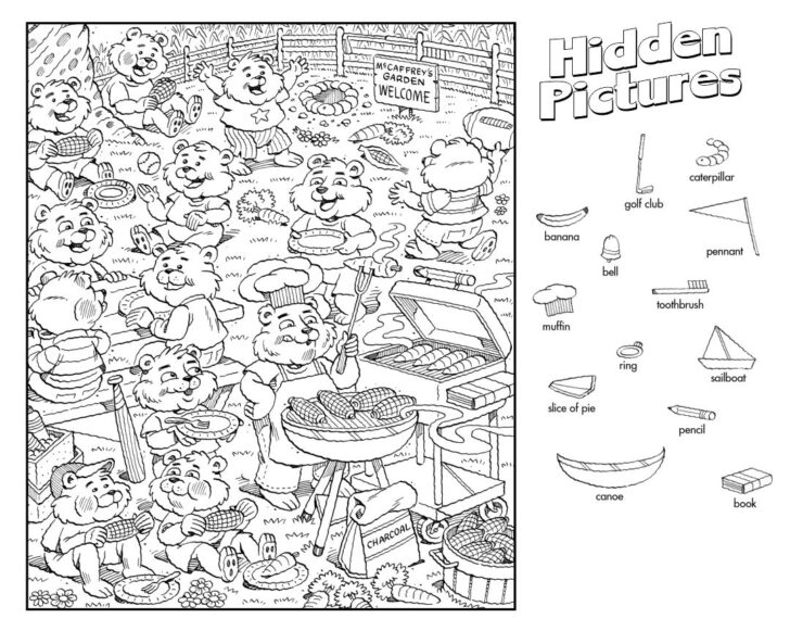 Printable Thanksgiving Hidden Pictures
