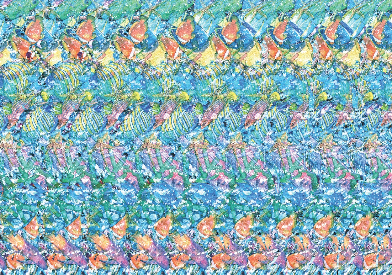 The Hidden History Of Magic Eye, The Optical Illusion That Briefly within Free Printable Magic Eyes